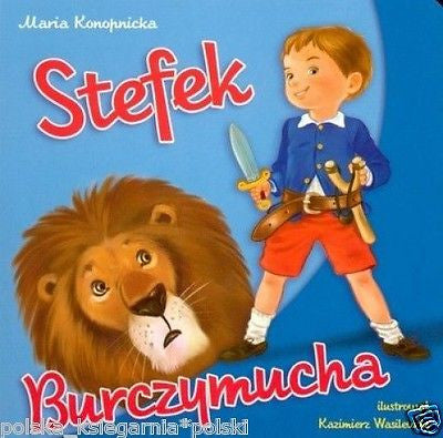 Maria Konopnicka STEFEK BURCZYMUCHA kartonowa ksiazeczka dla dzieci wys 24*JBOOK