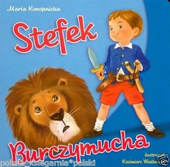 Maria Konopnicka STEFEK BURCZYMUCHA kartonowa ksiazeczka dla dzieci wys 24*JBOOK
