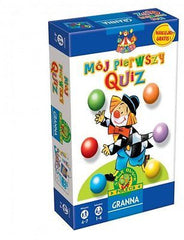 MOJ PIERWSZY QUIZ GRA PLANSZOWA wiek age 4-7 lat super prezent! GRANNA *JBook