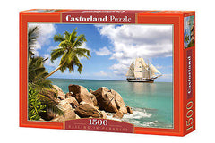 Puzzle 1500 SAILING IN PARADISE jigsaw SKALNE WYBRZEZE CASTORLAND *JBook