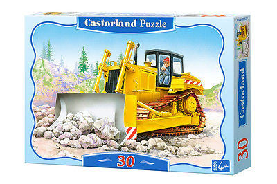 Puzzle 30 SPYCHACZ jigsaw BULLDOZER  NEW CASTORLAND *JBook