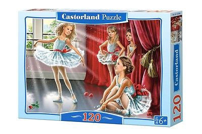 PUZZLE 120 BALLET CLASS jigsaw BALET KLASA baletnica  CASTORLAND *JBook