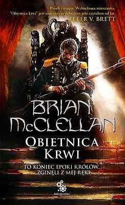 OBIETNICA KRWI TOM 1 I Brian McClellan polska ksiegarnia FANTASY POLISH *JBook