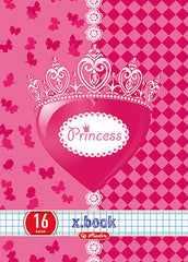 ZESZYT ROZOWY w kratke Herlitz PRINCESS 16 stron polska ksiegarnia *JBooks
