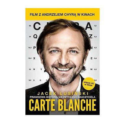 CARTE BLANCHE Jacek Lusinski ksiazka polska ksiegarnia Polish book  *JBooks