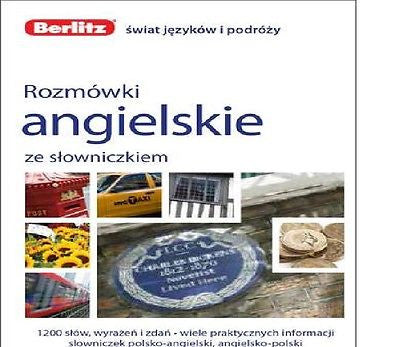ROZMOWKI ANGIELSKIE ZE SLOWNICZKIEM kieszonkowe Berlitz 2015 POLISH BOOK *JBook