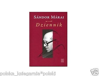 DZIENNIK Sandor Marai Twarda wysylka 24h! polska ksiegarnia POLISH BOOK *JBook