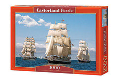 Puzzle 1000 STATKI WYSCIG  jigsaw RACE START SAILING NEW CASTORLAND *JBook