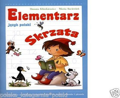 ELEMENTARZ SKRZATA jezyk polski naklejki nauka dla dzieci POLISH BOOK *T *JBook