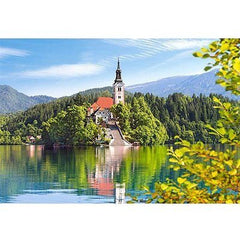 Puzzle 1000 JEZIORO BLED SLOWENIA jigsaw CASTORLAND wysylka 24h! *JBook