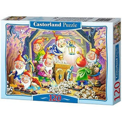 PUZZLE 120 DIGGING FOR DIAMOND jigsaw KOPALNIA DIAMENTOW CASTORLAND *JBook