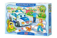 Puzzle 30 DROGA DO SZKOLY  jigsaw WAY TO SCHOOL NEW CASTORLAND *JBook