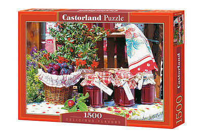 Puzzle 1500 DELICIOUS FLAVORS jigsaw SMACZNE KONFITURY CASTORLAND *JBook