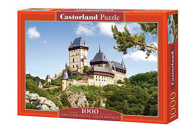 Puzzle 1000 ZAMEK jigsaw KARLSTEIN CASTLE  NEW CASTORLAND *JBook