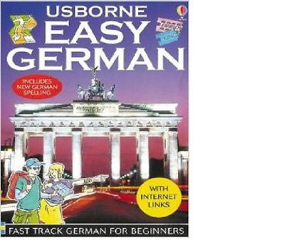 EASY GERMAN language dispatch 24h! ENGLISH *Usborne *JBook