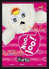 ZESZYT ROZOWY w 3 linie BIALY FURBY  16 stron polska ksiegarnia wys 24h *JBooks