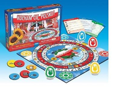 KOCHAM CIE POLSKO gra towarzyska wiek age 10+ lat super prezent! GRANNA *JBooks