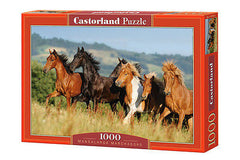 Puzzle 1000 GALOPUJACE KONIE  jigsaw MANGALARGA MARCHADORS CASTORLAND *JBook