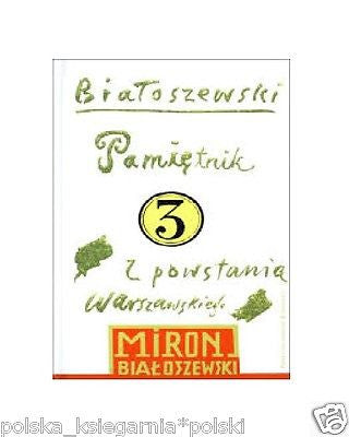 PAMIETNIK Z POWSTANIA WARSZAWSKIEGO M Bialoszewski TWARDA polskie ksiazki *JBook