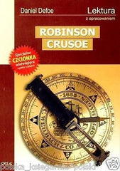 ROBINSON CRUSOE LEKTURA Z OPRACOWANIEM  Daniel Defoe klasyka POLISH BOOK *JBooks