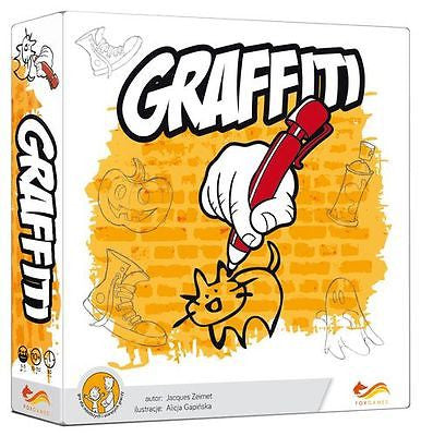 GRA GRAFFITI towarzyska wiek age 10+ super prezent gift! GAME FOX GAMES *JBooks