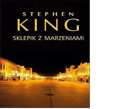 SKLEPIK Z MARZENIAMI STEPHEN KING Polish book HORROR wysylka 24h! *T *JBook