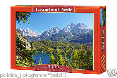 PUZZLE 3000 jigsaw LAKE IN THE ALPS AUSTRIA ALPY jezioro w Alpach NEW CAST*JBook