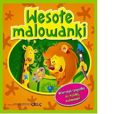 WESOLE MALOWANKI polskie ksiazki dla dzieci wys 24 Polish Book ksiegarnia *JBook