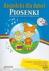 Polish Book ANGIELSKI DLA DZIECI PIOSENKI +CD polska ksiazka wysylka 24h  *JBook