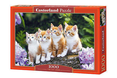 Puzzle 1000  KOT kotki jigsaw THE CAT CREW   NEW CASTORLAND *JBook