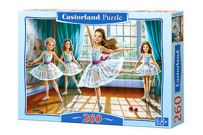 Puzzle 260 LITTLE BALLERINAS jigsaw MALE BALETNICE CASTORLAND *JBook