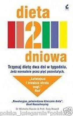 DIETA 2-DNIOWA Michelle Harvie Tony Howell wysylka 24h! POLISH BOOK *T *JBook
