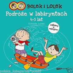 BOLEK I LOLEK PODROZE W LABIRYNTACH naklejki po polsku polska ksiegarnia *JBook