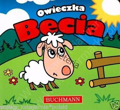 OWIECZKA BECIA dzieci kartonowa bajka po polsku POLISH polska ksiazka NOWA new