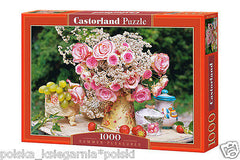 Puzzle 1000 SUMMER PLEASURE flowers BUKIET KWIATOW jigsaw NEW mega *T *JBook