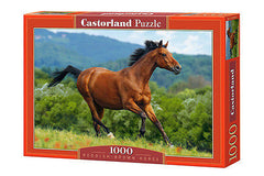 Puzzle 1000 BRAZOWY KON jigsaw REDDISH BROWN HORSE  CASTORLAND *JBook