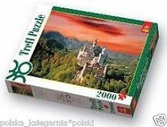 Puzzle 2000 ZAMEK NEUSCHWANSTEIN castle jigsaw NEW NOWE TREFL *JBook