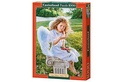 Puzzle 1000 ANGEL WHISPERS SANDRA KUCK jigsaw ANIOLEK Z KWIATAMI CASTOR *JBook