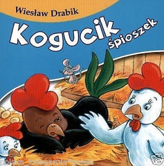 Wieslaw Drabik KOGUCIK SPIOSZEK kartonowa bajka dla dzieci POLISH BOOK *JBook
