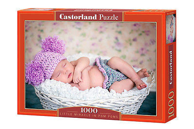 Puzzle 1000 MALE DZIECKO jigsaw LITTLE MIRACLE IN POM POM  CASTORLAND *JBook