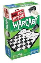 GRA PLANSZOWA WARCABY wiek age 6+ lat BOARD GAME super prezent! GRANNA *JBook
