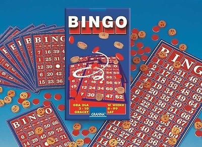 BINGO gra losowa dla dzieci wiek age 8+ lat GAME super prezent! GRANNA *JBook
