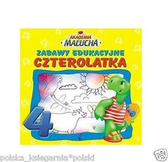 ZABAWY EDUKACYJNE CZTEROLATKA AKADEMIA MALUCHA polska ksiegarnia *JBook