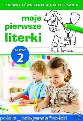 MOJE PIERWSZE LITERKI CZ.2 dla dzieci POLISH BOOK *JBook