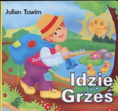 IDZIE GRZES Julian Tuwim kartonowa POLISH polskie ksiazki dla dzieci