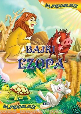 NAJPIEKNIEJSZE BAJKI EZOPA dla dzieci po polsku TWARDA kolorowa bajka *JBook