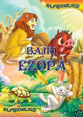 NAJPIEKNIEJSZE BAJKI EZOPA dla dzieci po polsku TWARDA kolorowa bajka *JBook
