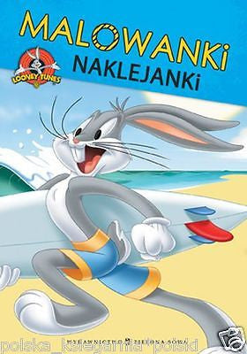 MALOWANKI NAKLEJANKI LOONEY TUNES dla dzieci polska ksiegarnia *JBOOK