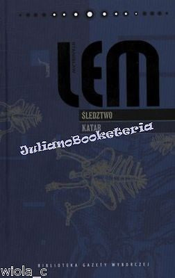 SLEDZTWO * KATAR Stanislaw Lem *8 polskie ksiazki S-FI po polsku TWARDA JBook