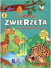 Polish Book POZNAJE ZWIERZETA Z LAMPARTEM LEONEM wys. 24h CWICZENIA  *JBook